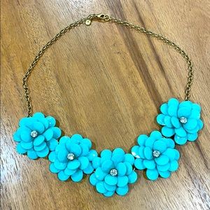 J. Crew floral statement necklace